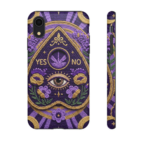 Purple Planchette Garden Crochet Tough Case in Matte