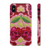 Faux Crochet Cherry Skull Phone Case | Pastel Goth Macabre Matte Cover