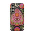 Evil Eye Phone Case Planchette Design, Goth Boho Aesthetic Floral iPhone Case