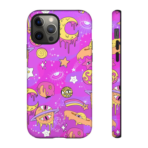 Galactic Gaze Phone Case in Pink