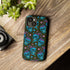 Skull Cherry Phone Case in Blue
