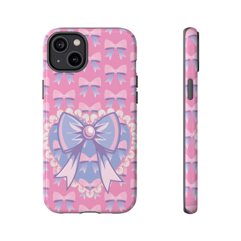Heart Coquette Bow Phone Case