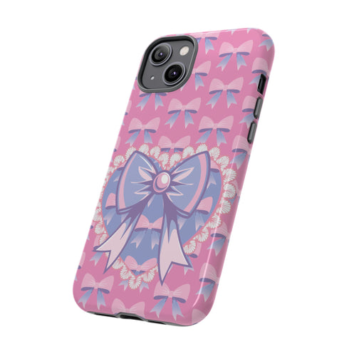 Heart Coquette Bow Phone Case