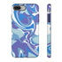 Blue Marble Swirl Phone Case in Blue