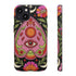 Evil Eye Phone Case Planchette Design, Goth Boho Aesthetic Floral iPhone Case