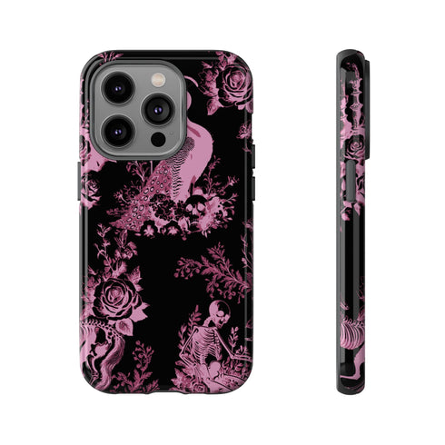 Gothic Peacock Toile Phone Case