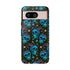 Skull Cherry Phone Case in Blue