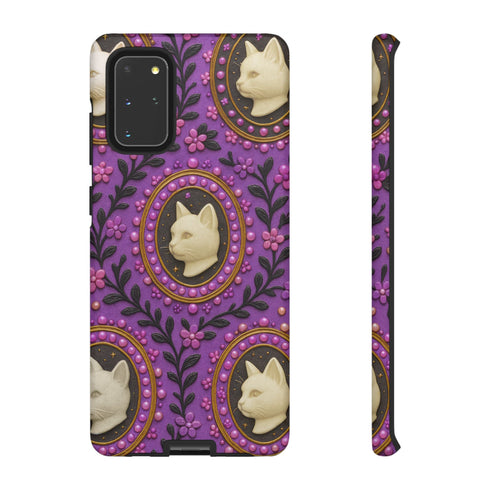 Baroque Cat Cameo Phone Case