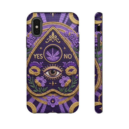 Purple Planchette Garden Crochet Tough Case in Matte