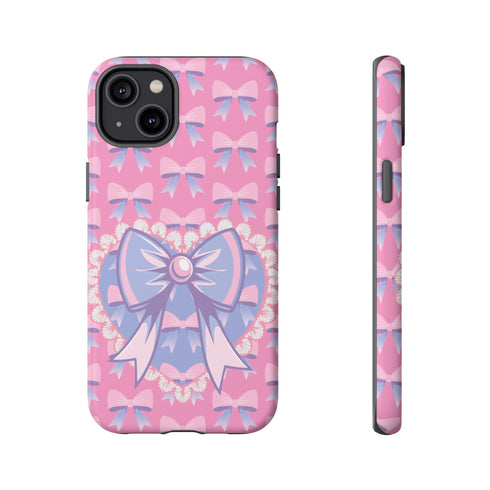 Heart Coquette Bow Phone Case