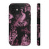 Gothic Peacock Toile Phone Case