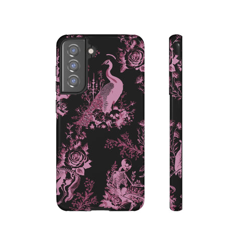 Gothic Peacock Toile Phone Case