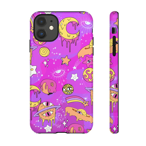 Galactic Gaze Phone Case in Pink