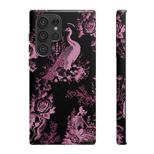 Gothic Peacock Toile Phone Case