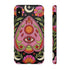 Evil Eye Phone Case Planchette Design, Goth Boho Aesthetic Floral iPhone Case