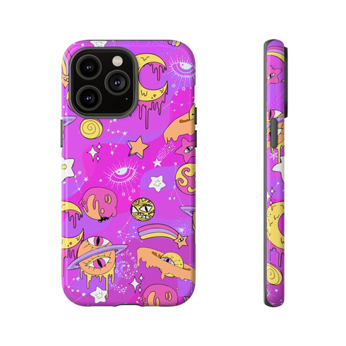 Galactic Gaze Phone Case in Pink
