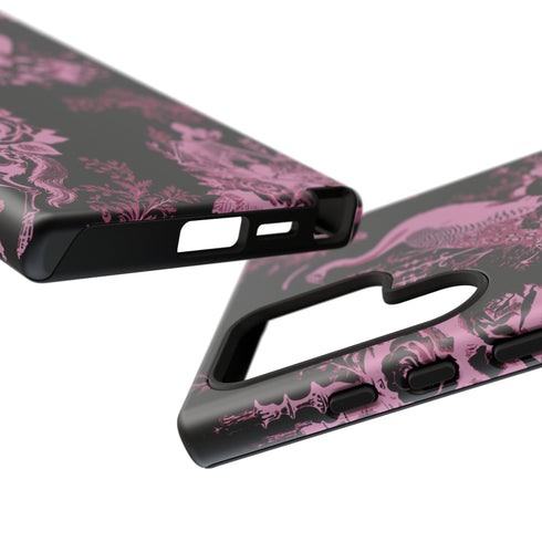 Gothic Peacock Toile Phone Case