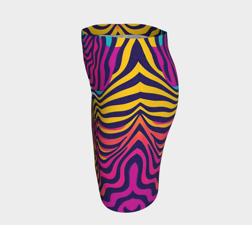 Psychedelic Zebra Mini Skirt