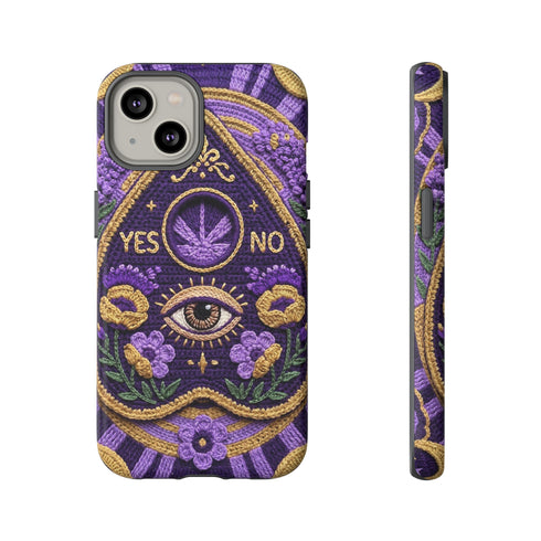 Purple Planchette Garden Crochet Tough Case in Matte