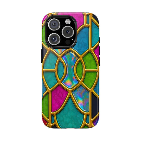 Cathedral Style Stained Glass Cover with Shockproof Protection