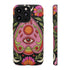 Evil Eye Phone Case Planchette Design, Goth Boho Aesthetic Floral iPhone Case