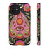 Evil Eye Phone Case Planchette Design, Goth Boho Aesthetic Floral iPhone Case