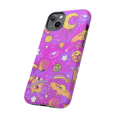 Galactic Gaze Phone Case in Pink