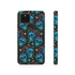 Skull Cherry Phone Case in Blue