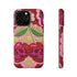 Faux Crochet Cherry Skull Phone Case | Pastel Goth Macabre Matte Cover