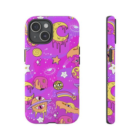 Galactic Gaze Phone Case in Pink