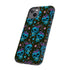 Skull Cherry Phone Case in Blue