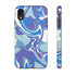 Blue Marble Swirl Phone Case in Blue