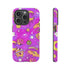 Galactic Gaze Phone Case in Pink