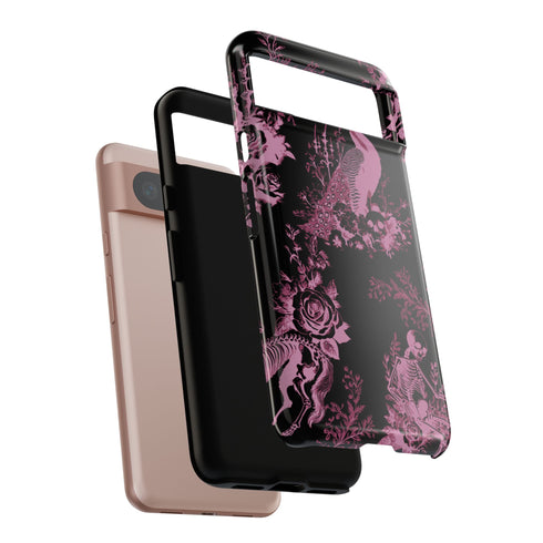 Gothic Peacock Toile Phone Case