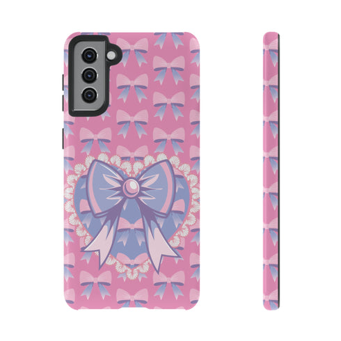 Heart Coquette Bow Phone Case