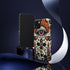 Gothic Faux Crochet Phone Case - Whimsigoth Evil Eye Skull Cover