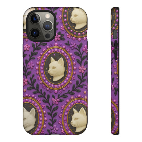 Baroque Cat Cameo Phone Case