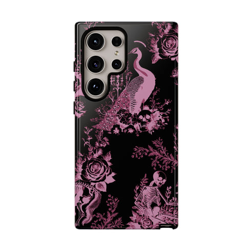 Gothic Peacock Toile Phone Case