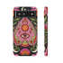 Evil Eye Phone Case Planchette Design, Goth Boho Aesthetic Floral iPhone Case