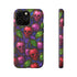Stained Glass Cherry Skull Phone Case