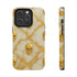 Marble Gold and White Skull Phone Case