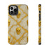 Marble Gold and White Skull Phone Case