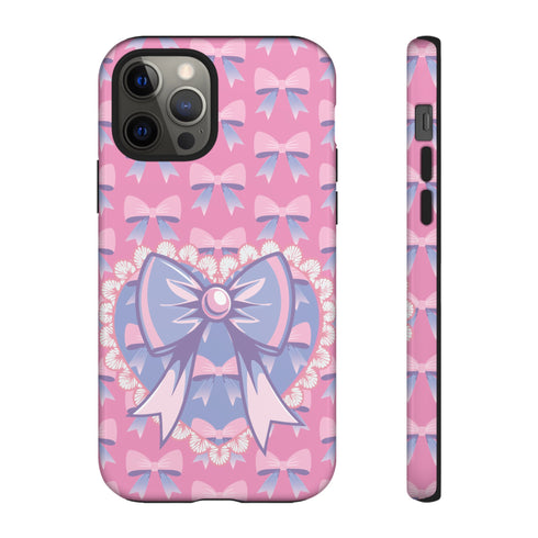 Heart Coquette Bow Phone Case