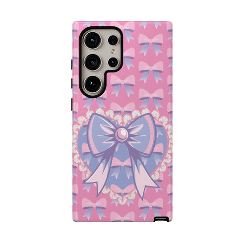 Heart Coquette Bow Phone Case