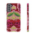 Faux Crochet Cherry Skull Phone Case | Pastel Goth Macabre Matte Cover