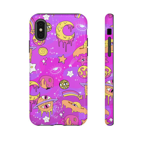 Galactic Gaze Phone Case in Pink