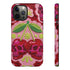 Faux Crochet Cherry Skull Phone Case | Pastel Goth Macabre Matte Cover