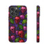 Stained Glass Cherry Skull Phone Case