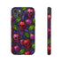 Stained Glass Cherry Skull Phone Case