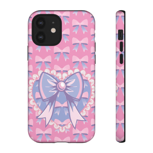 Heart Coquette Bow Phone Case